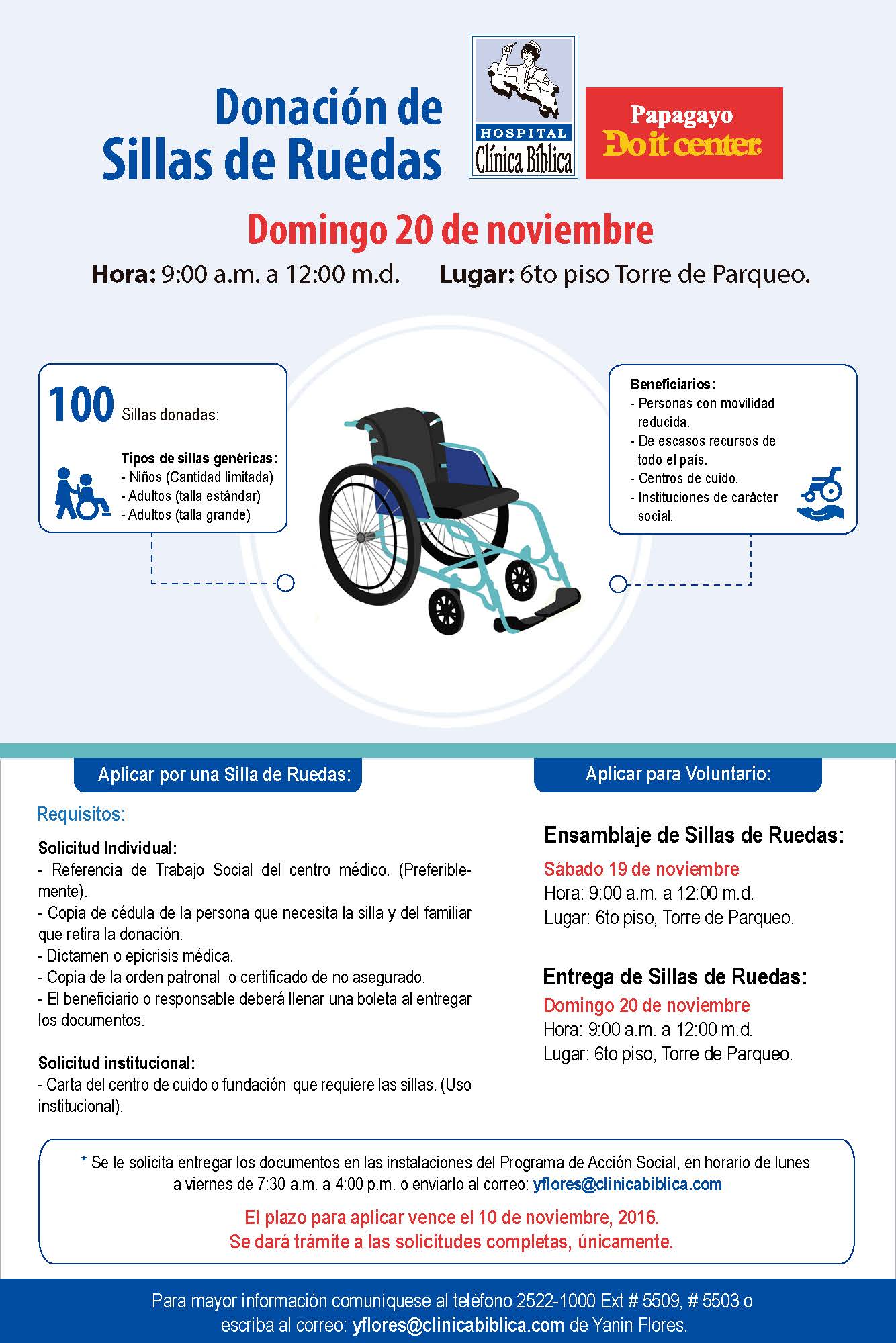 donacion-sillas-de-ruedas-programa-accion-social-afiche